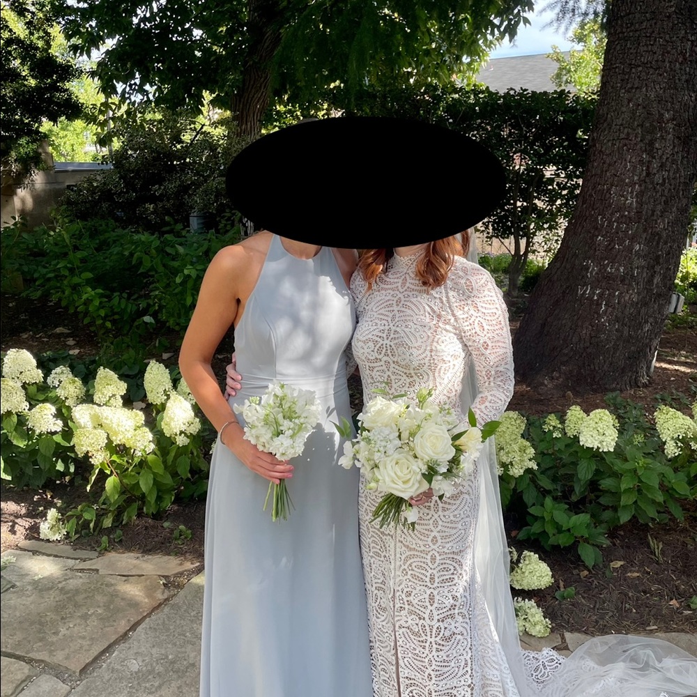 Wtoo by Watters bridesmaid dress in French blue